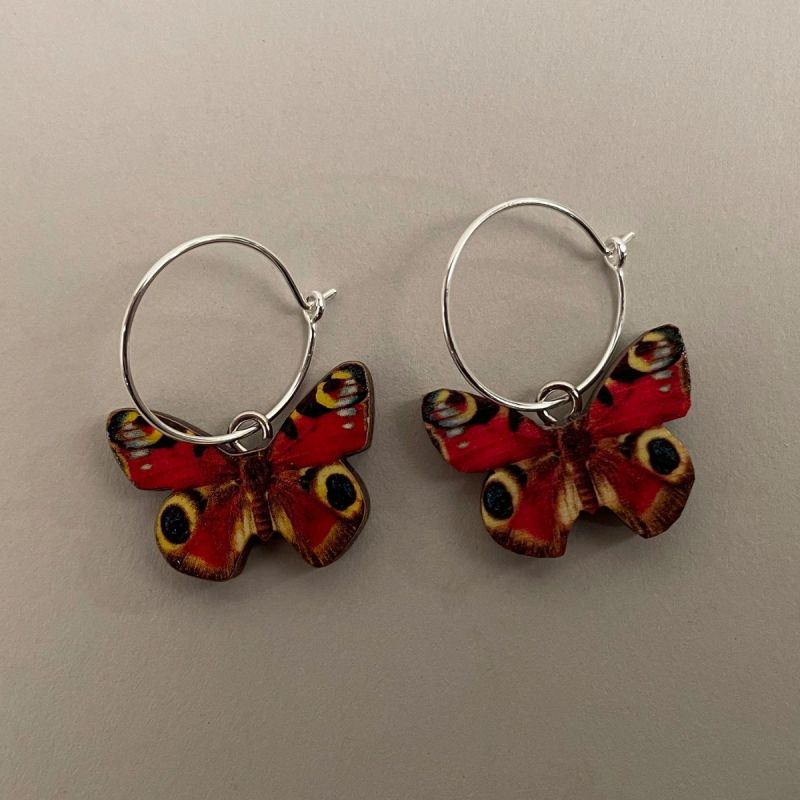 Ørehænger, sommerfugl, Påfugleøje. 1