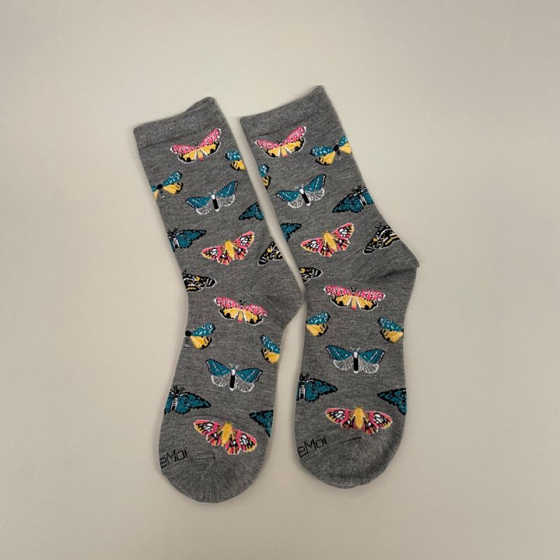 Strømper med motiver af sommerfugle 1