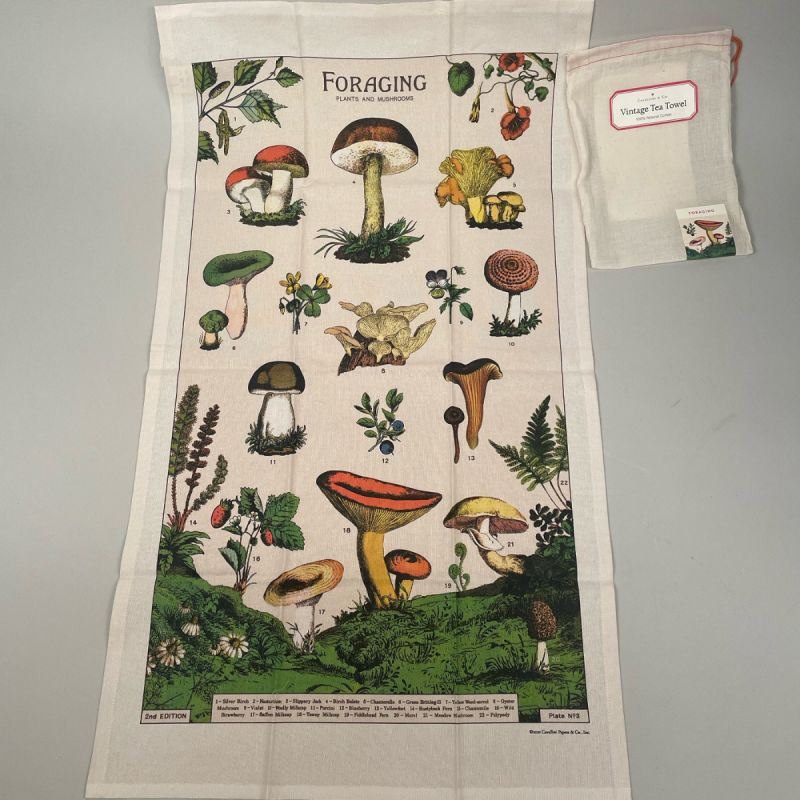 Viskestykke med motiv af skovbunden (sanke) 1