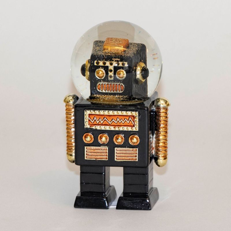 Robot-glimmerkugle, sort  1