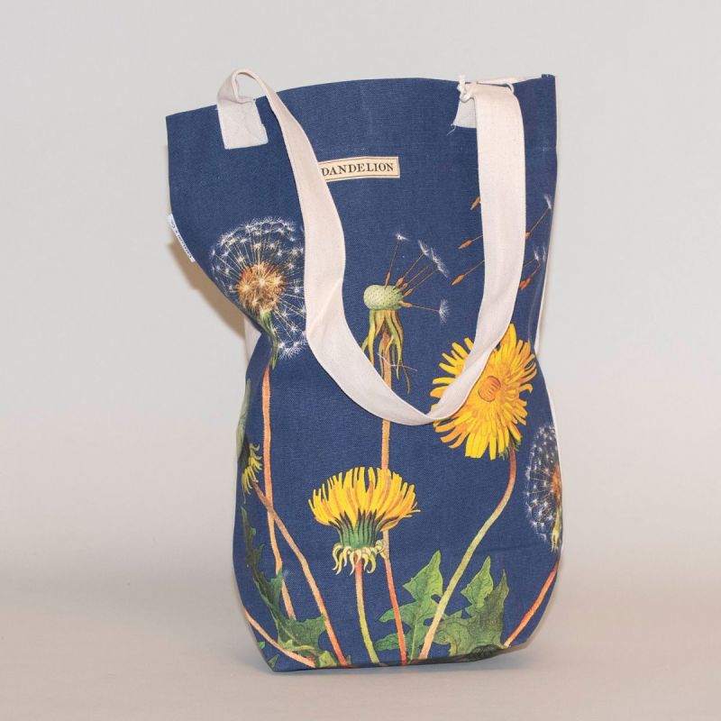 Indkøbsnet motiv af mælkebøtte 1