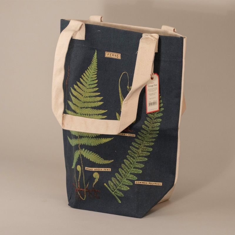 Indkøbsnet med motiv af bregner 1