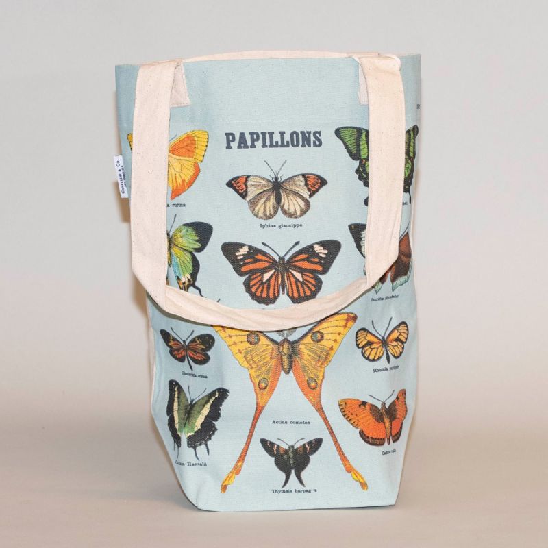 Indkøbsnet med motiv af forskellige sommerfugle  1