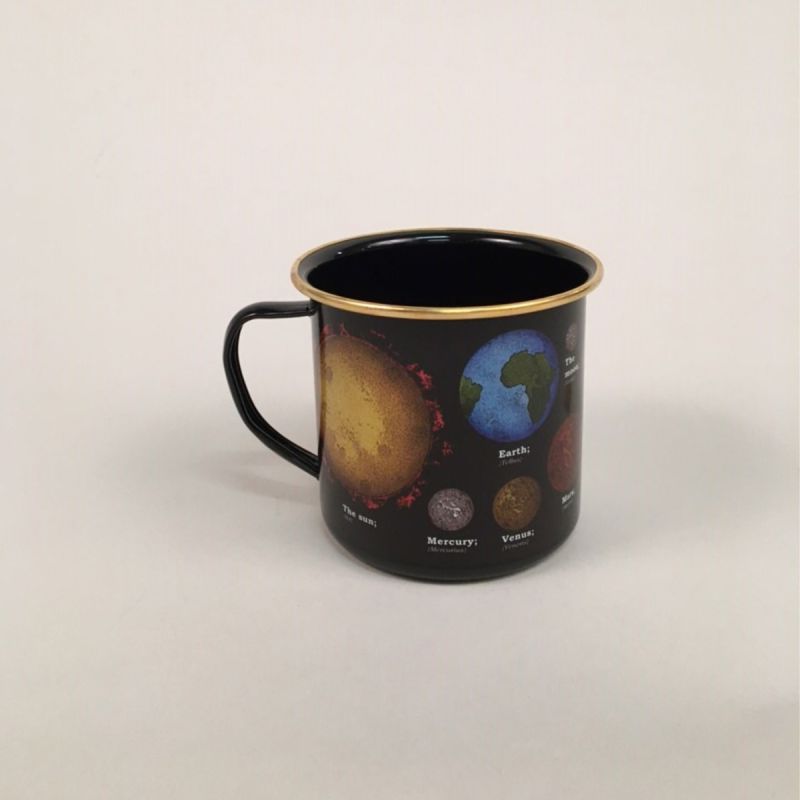 Emaljekrus med solsystemet 2