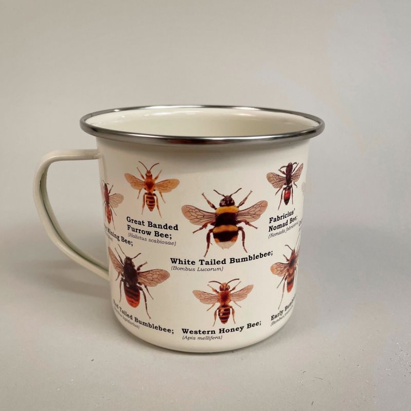 Emaljekrus med bier 2