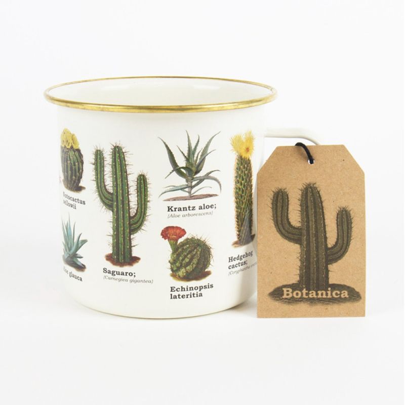 Emaljekrus med kaktus 1