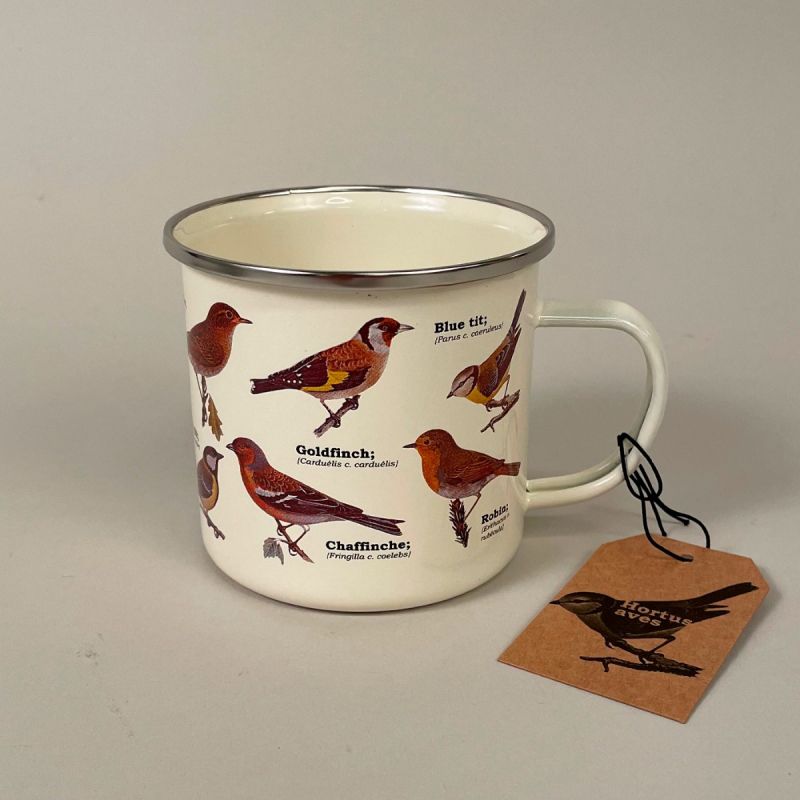 Emaljekrus med havens fugle 1