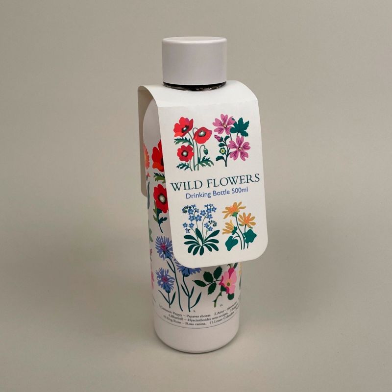 Termoflaske, hot & cold med motiv af vilde blomster 3