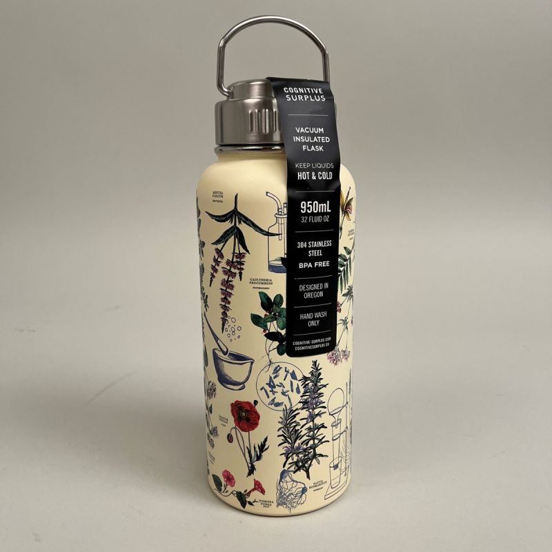 Termobeholder, hot & cold med motiv af lægeplanter 1