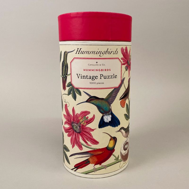 Puslespil, vintage, kolibrier 1