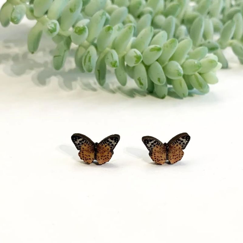 Ørestikker Sommerfugl orange 1