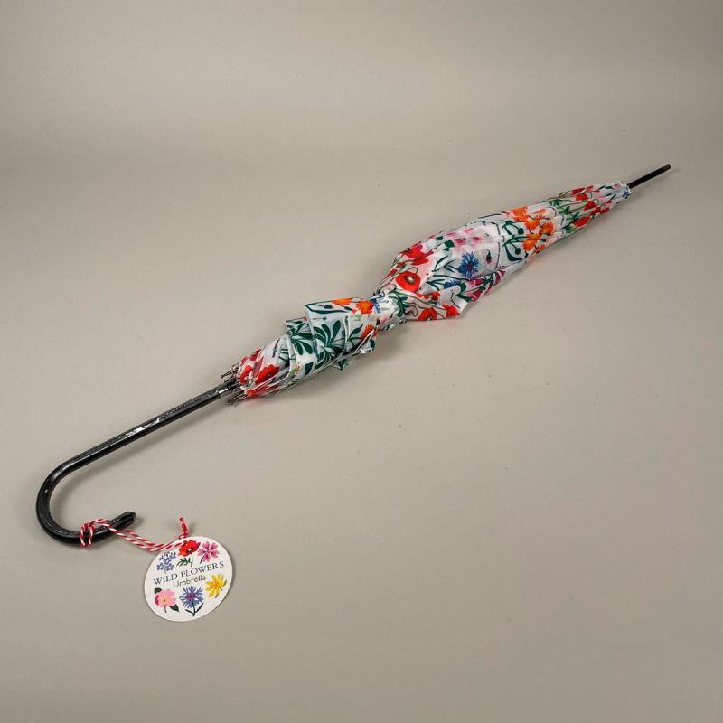 Paraply med motiv af vilde blomster 1