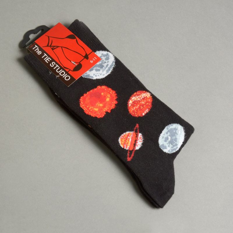 Strømper med røde planeter 1