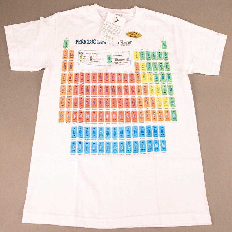 T-shirt Periodisk System Hvid 1