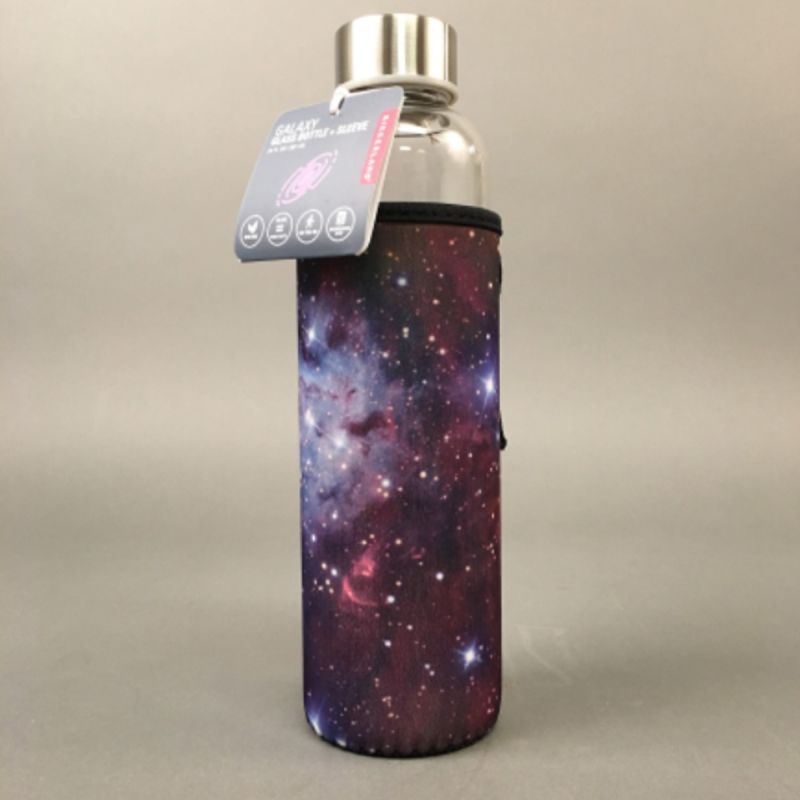 Vandflaske af glas med stjernetåge 1