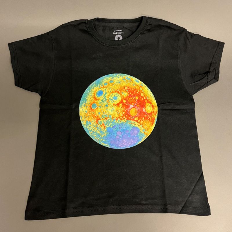 T-shirt Topografisk Måne 1
