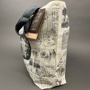 Indkøbsnet med motiv af menneskekroppens hjerne