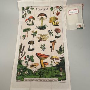 Viskestykke med motiv af skovbunden (sanke)