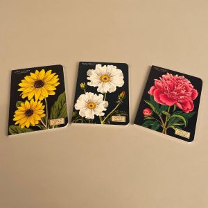 Notesbog forskellige blomster.