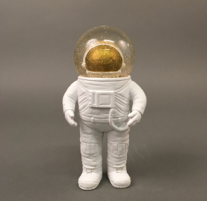 Astronaut Glimmerkugle lille 16,5 cm høj