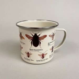 Emaljekrus med bier