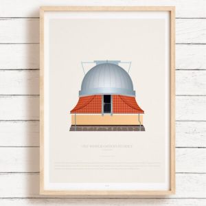 Flot plakat af Ole Rømer Observatoriet 