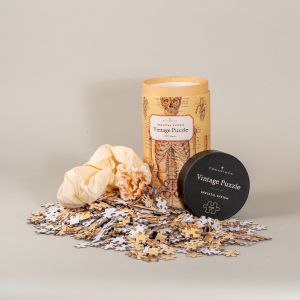 Puslespil, vintage, skelet