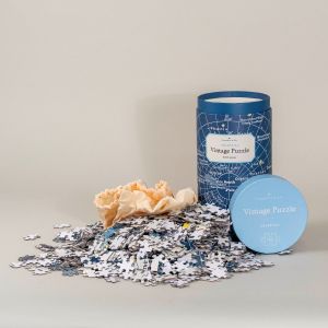 Puslespil, vintage, stjernekort