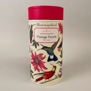 Puslespil, vintage, kolibrier 