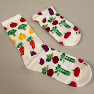 Strømper med forskellige grøntsager størrelse 36-41