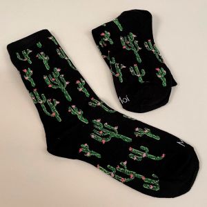 Strømper med kaktus størrelse 36-41