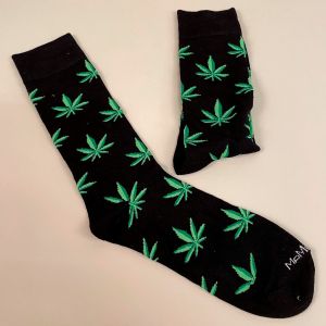 Strømper med hampblade størrelse 42-46