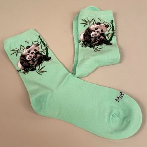 Strømper med panda størrelse 36-41