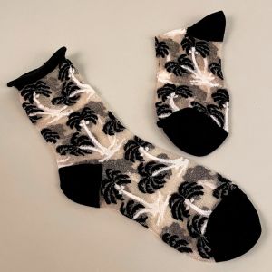 Strømper med palmer størrelse 36-41