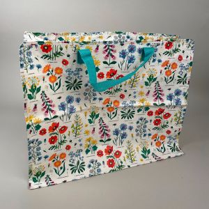 Opbevaringstaske vilde blomster stor