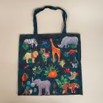 Indkøbsnet med motiv af eksotiske dyr small 1