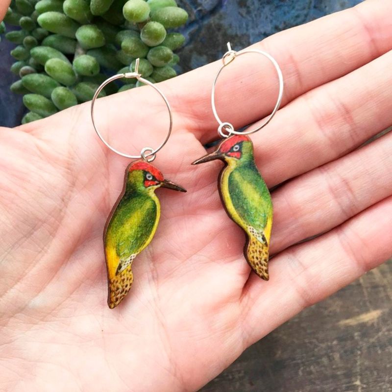 Ørehænger med Spætte 1