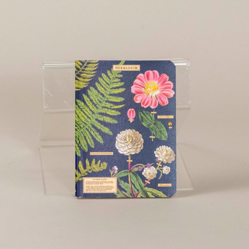 Notesbog med blomster og planter, sæt a 3 stk. 3