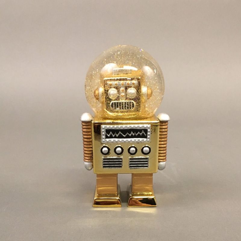 Robot-glimmerkugle, guld 1