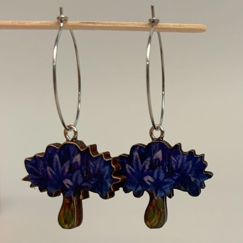 Ørehænger Kornblomster 1