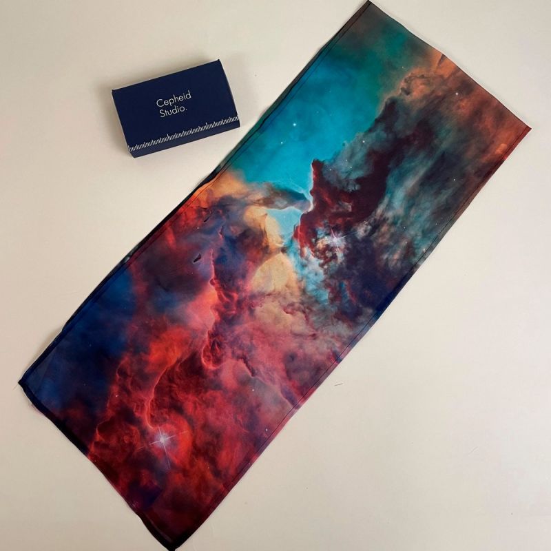 Tørklæde Lagoon Nebula 1