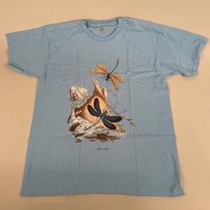 T-shirt med motiv af guldsmed