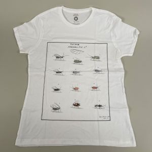 T-shirt med motiv af forskellige bladlus. 